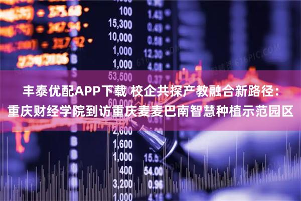 丰泰优配APP下载 校企共探产教融合新路径：重庆财经学院到访重庆麦麦巴南智慧种植示范园区