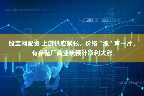 股宝网配资 上游供应紧张、价格“涨”声一片，有存储厂商业绩预计净利大涨