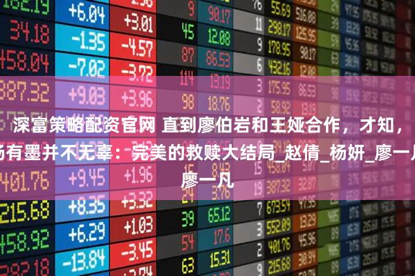 深富策略配资官网 直到廖伯岩和王娅合作，才知，杨有墨并不无辜：完美的救赎大结局_赵倩_杨妍_廖一凡